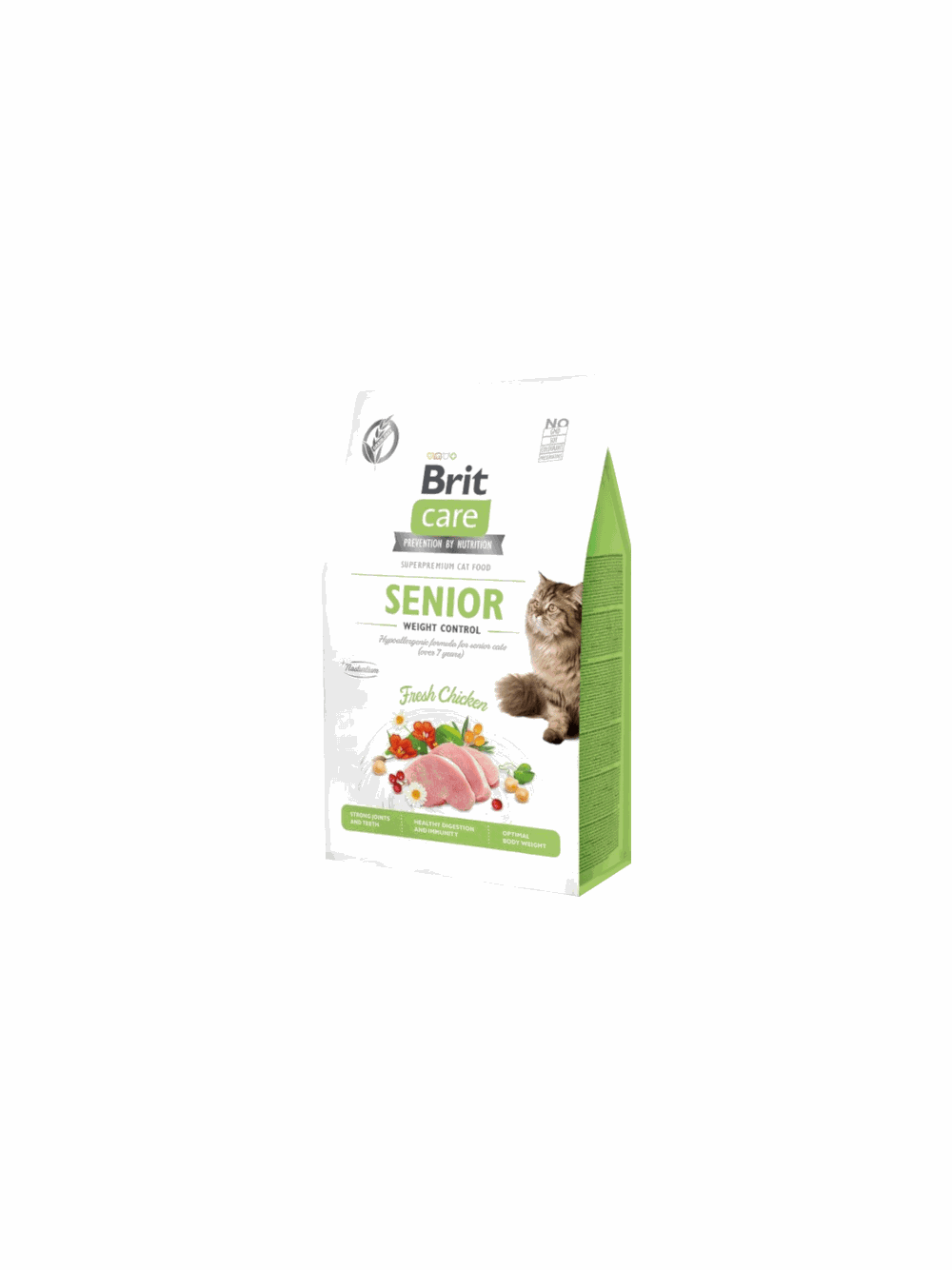 BRIT Care Cat Grain-Free Senior Weight Control 400g + niespodzianka dla kota GRATIS!