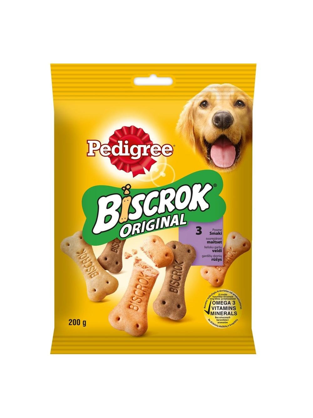 PEDIGREE Biscrok 200g - ciasteczka dla psów w kształcie kostek