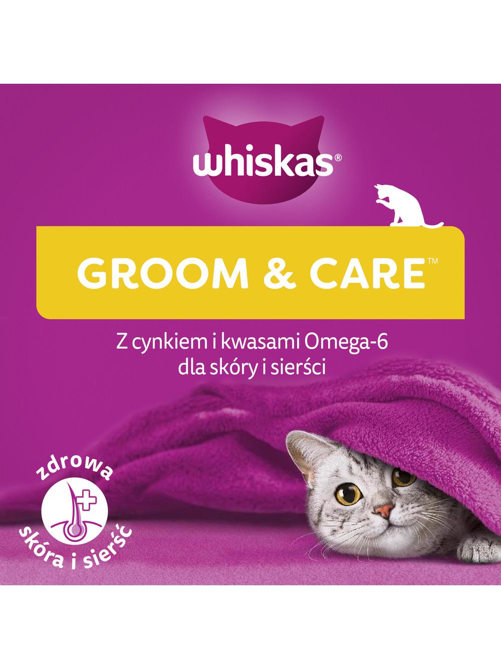 WHISKAS Zdrowy Blask 45g - przysmak dla kota, z kurczakiem