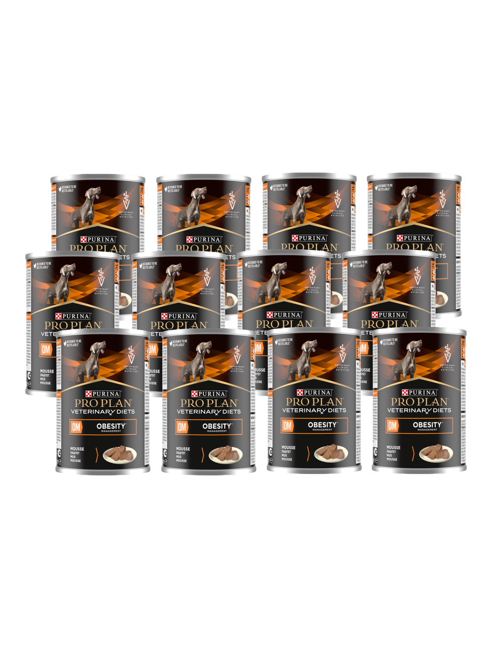 PRO PLAN Veterinary Diets OM Obesity Management Karma mokra dla psa mus 12x400g