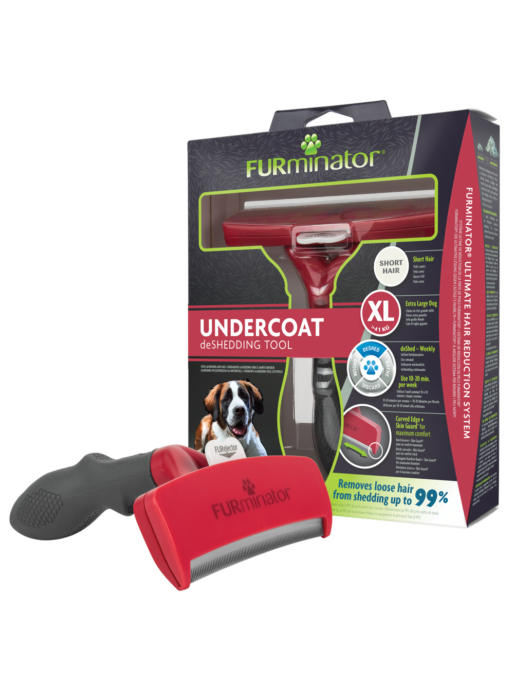 FURMINATOR  dla psów krótkowłosych - Giant + Zabawka dla psa GRATIS!