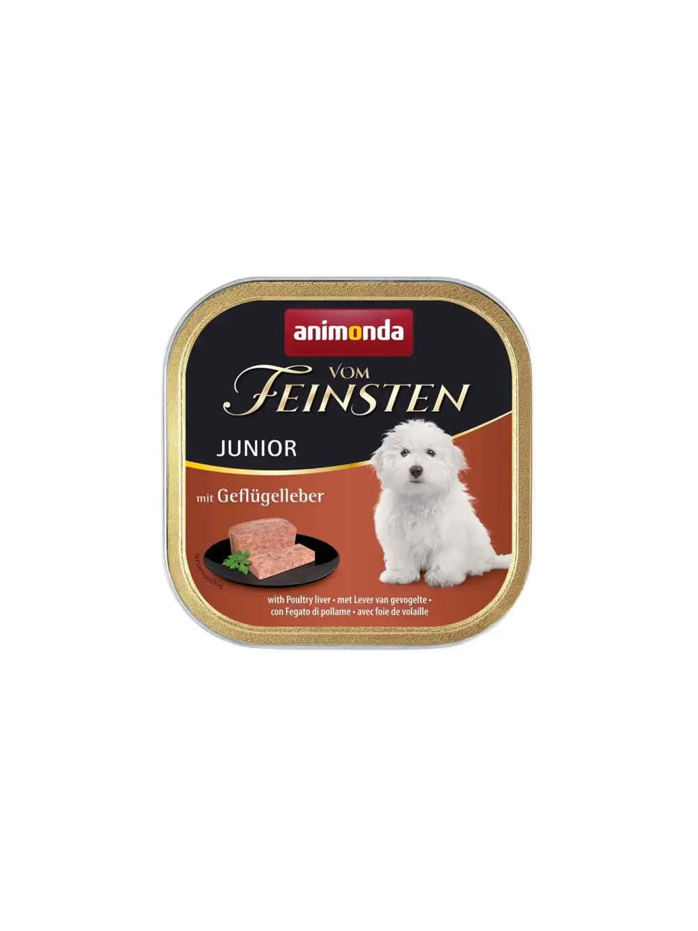 ANIMONDA Dog Vom Feinsten Junior smak: wątróbka drobiowa 150g