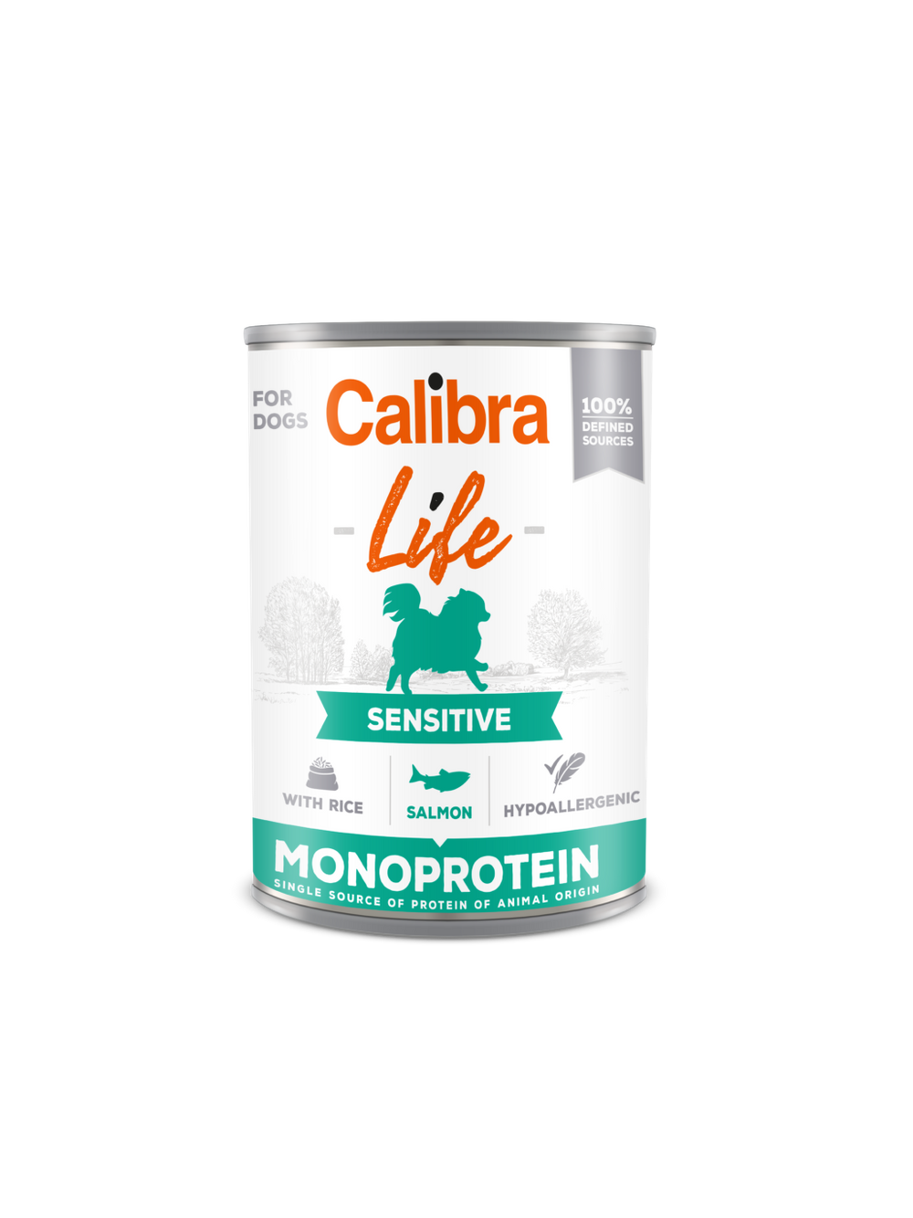CALIBRA Dog Life Sensitive Salmon with rice 6x400g