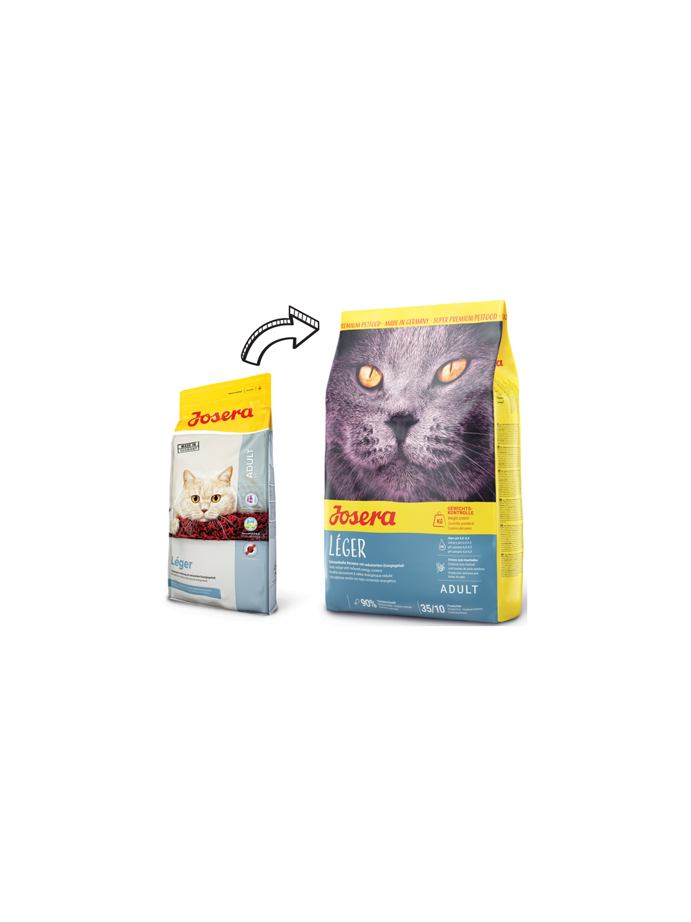 JOSERA Leger 10kg + niespodzianka dla kota GRATIS!
