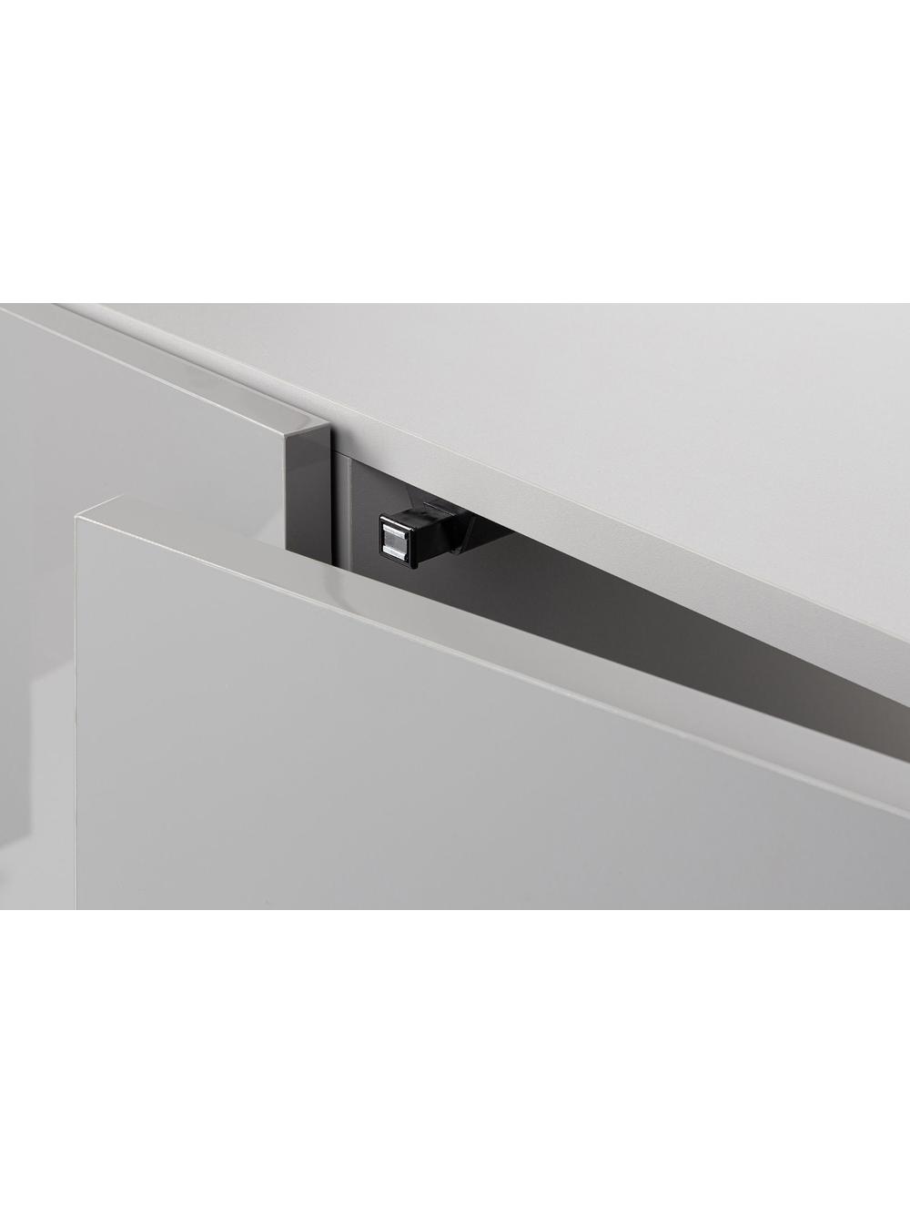 AQUAEL ZESTAW GLOSSY ST 80 D&N SZARY+SZAFKA