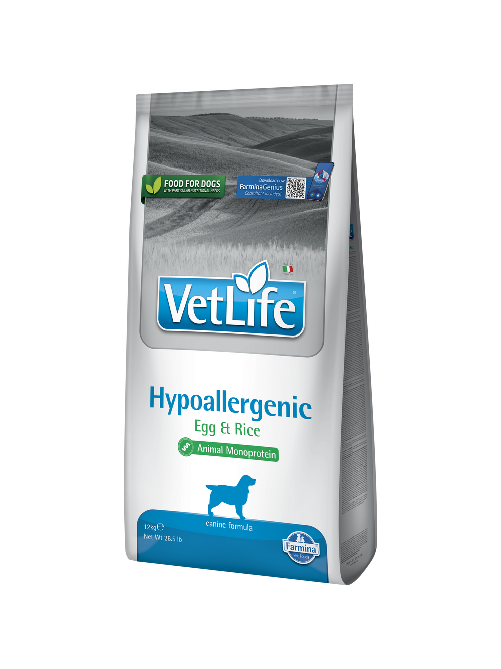 FARMINA Vet Life Dog Hypoallergenic Egg & Rice 12kg