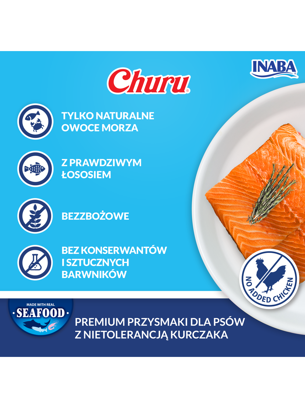 INABA Dog Churu (fish based) salmon 4x14g (56g)