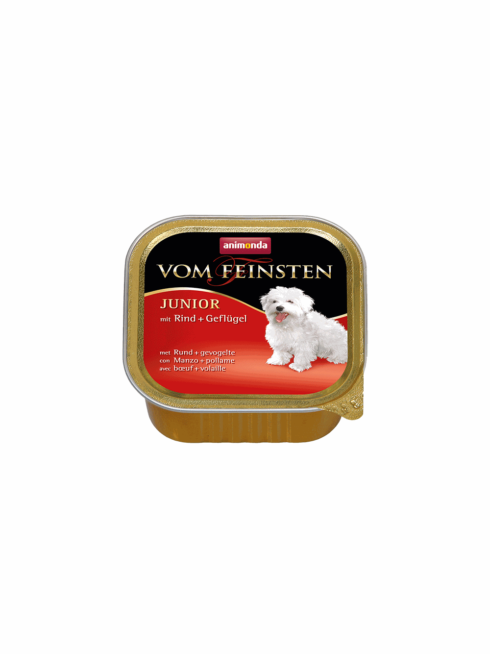 ANIMONDA Dog Vom Feinsten Junior smak: wołowina z drobiem 6 x 150g