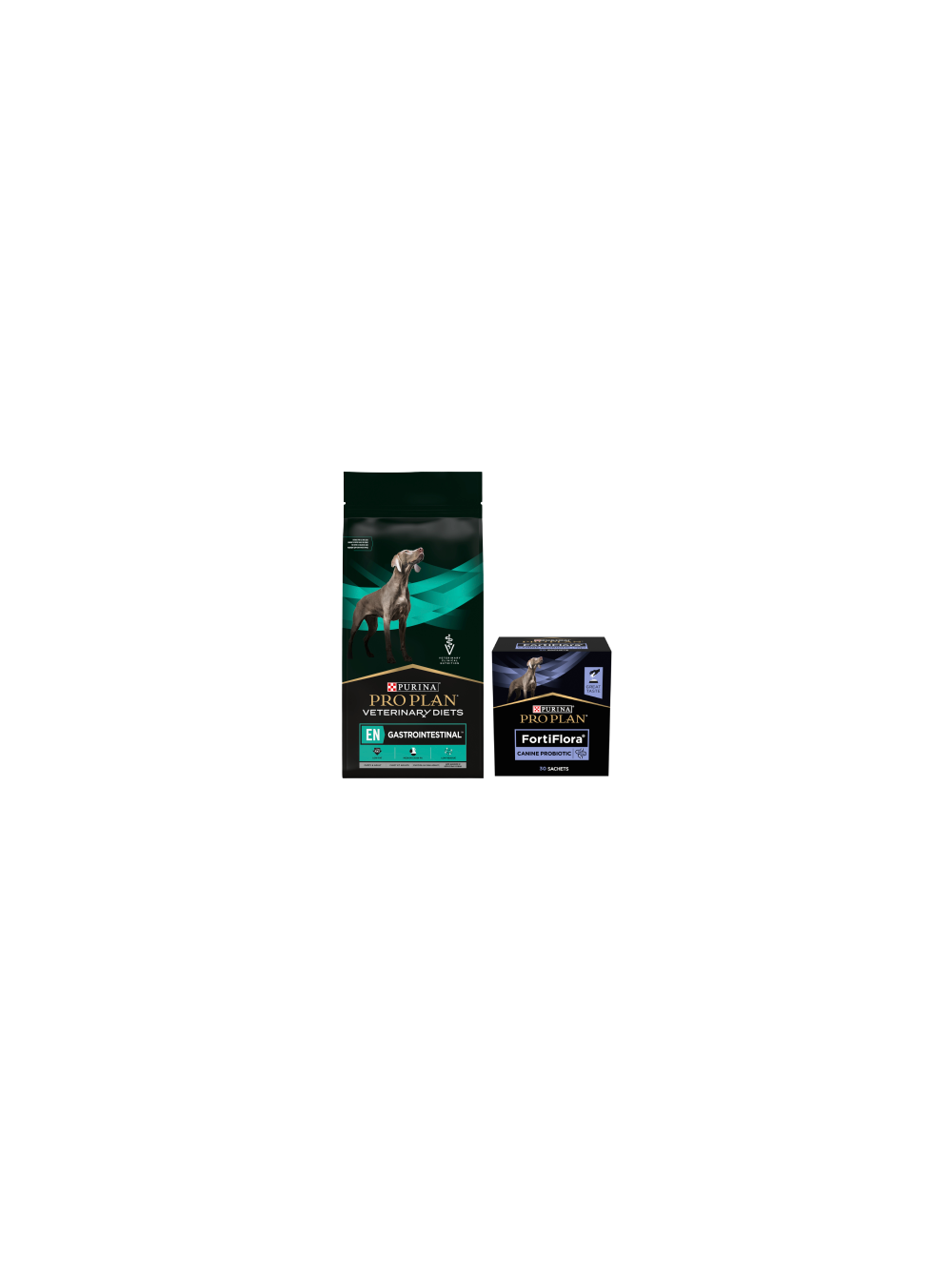 PRO PLAN Veterinary Diets EN Gastrointestinal Karma sucha dla psa 12kg + PRO PLAN FortiFlora Suplement probiotyczny dla psa 30 x 1 g