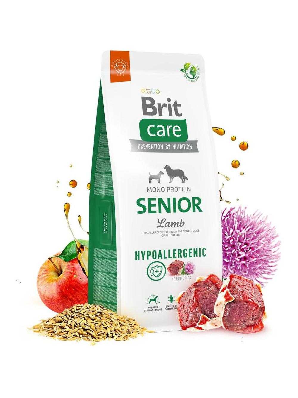 BRIT CARE Hypoallergenic Senior Lamb 12kg