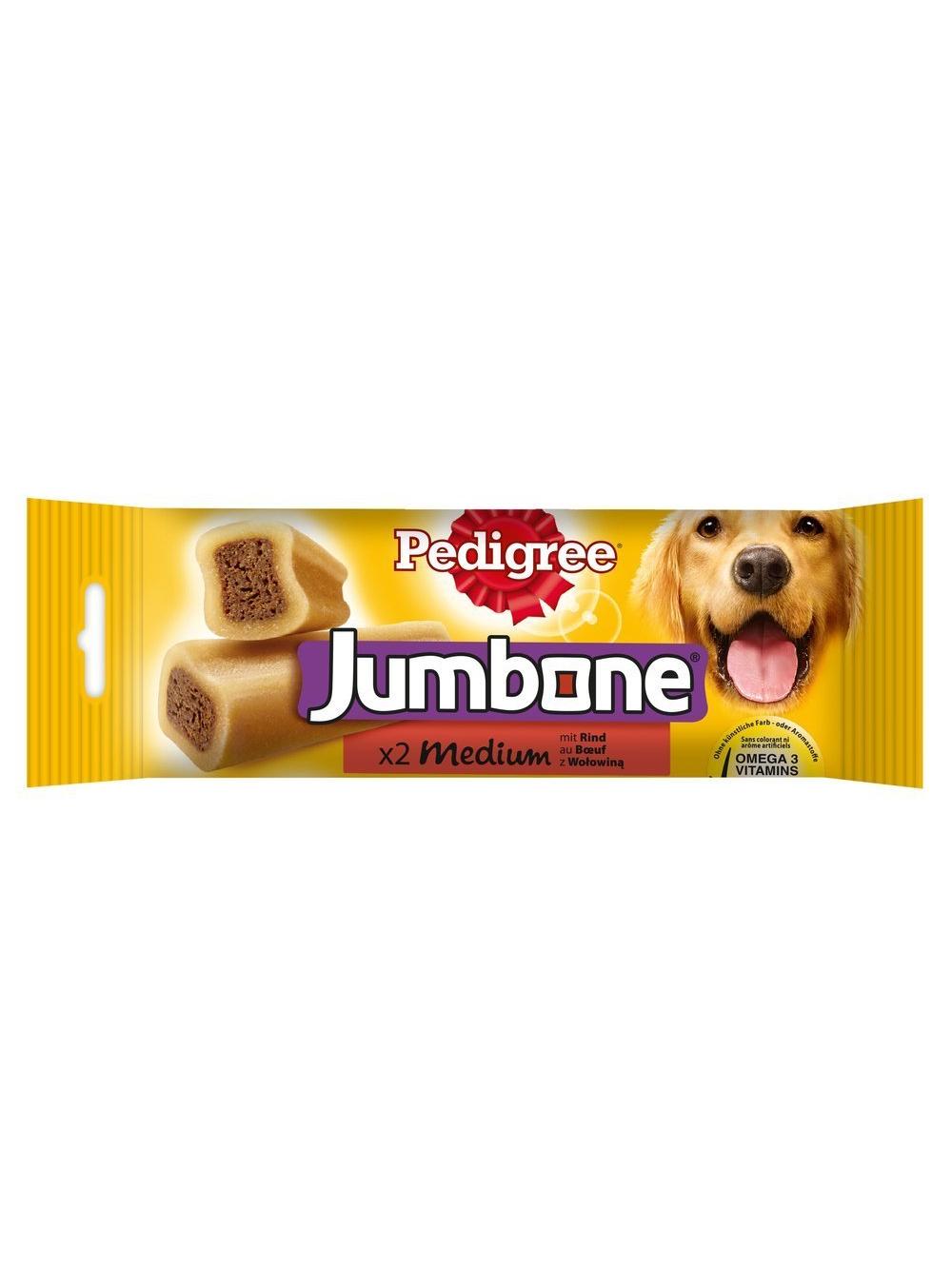 PEDIGREE® Jumbone™ 12x180g – przysmak dla dorosłych psów, o smaku wołowiny i drobiu