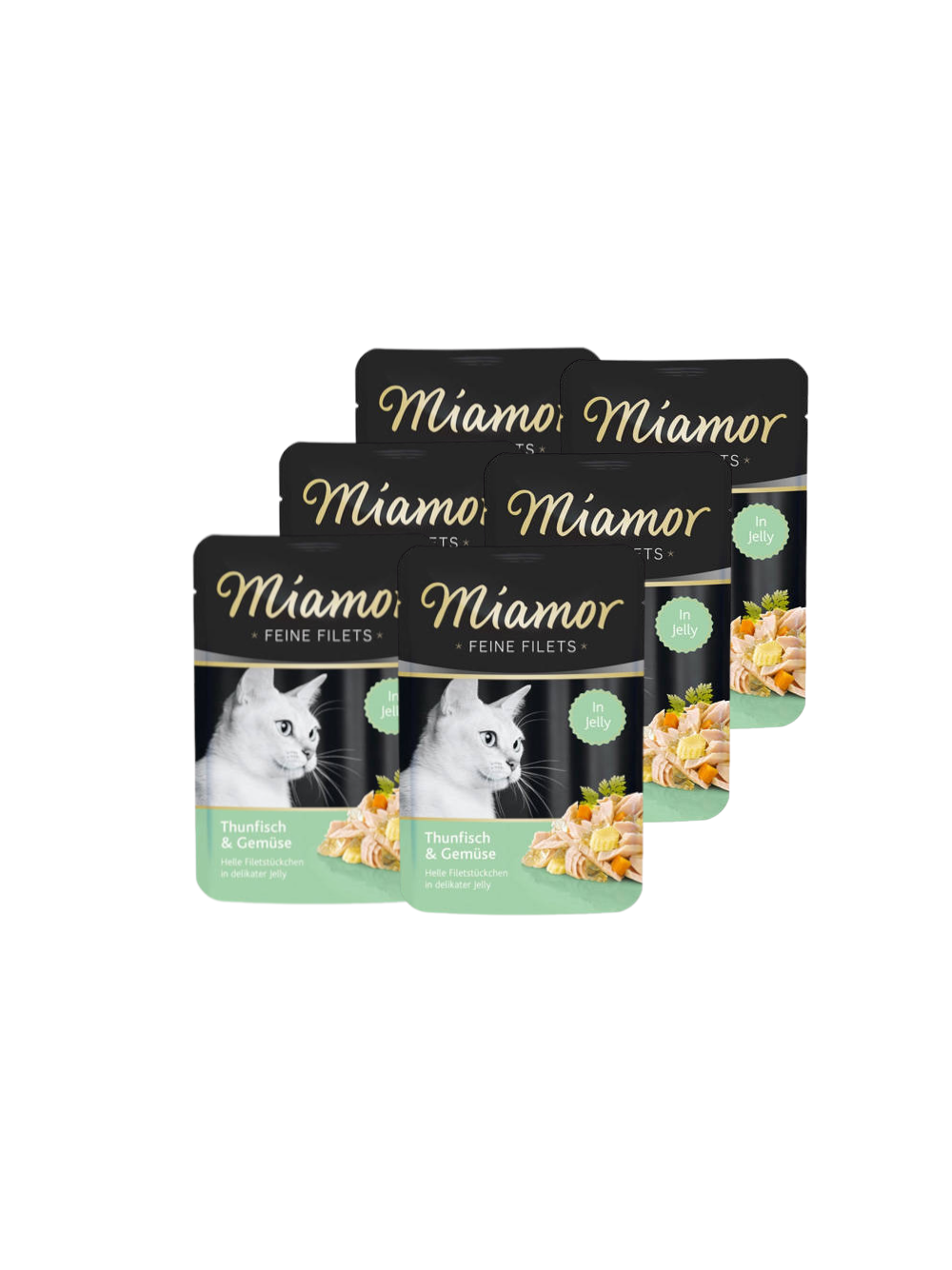 Miamor Feine Filets - mokra karma dla kota filety z tuńczyka z warzywami 6x100g