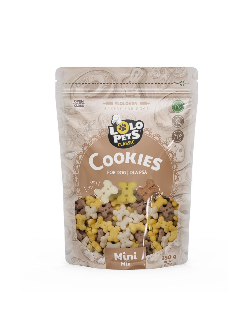 LOLO PETS ciasteczka trenerki Mini Mix 350g