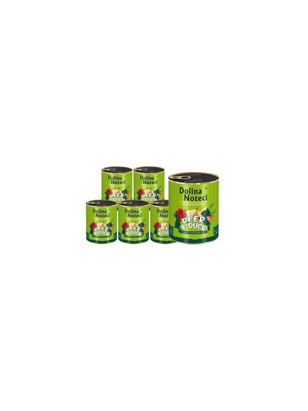 DOLINA NOTECI PREMIUM SUPERFOOD jeleń i kaczka 6x800g