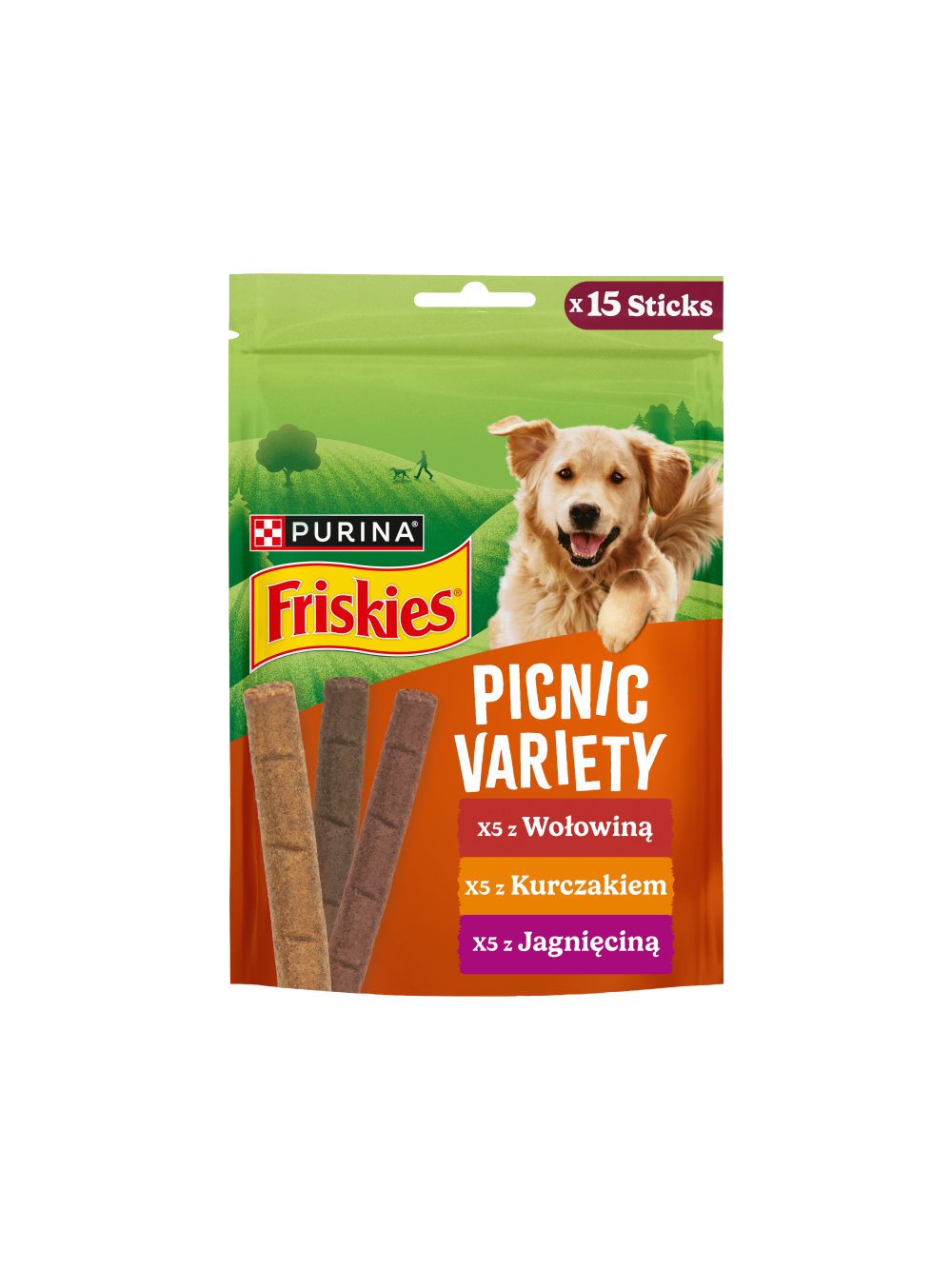 Friskies Picnic Variety dla dorosłych psów 126 g (15 sztuk)