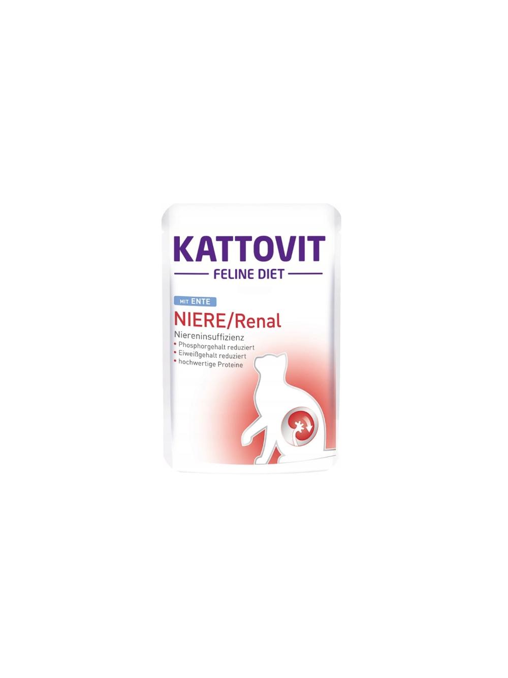 Kattovit Niere/Renal kaczka 12x85g saszetka