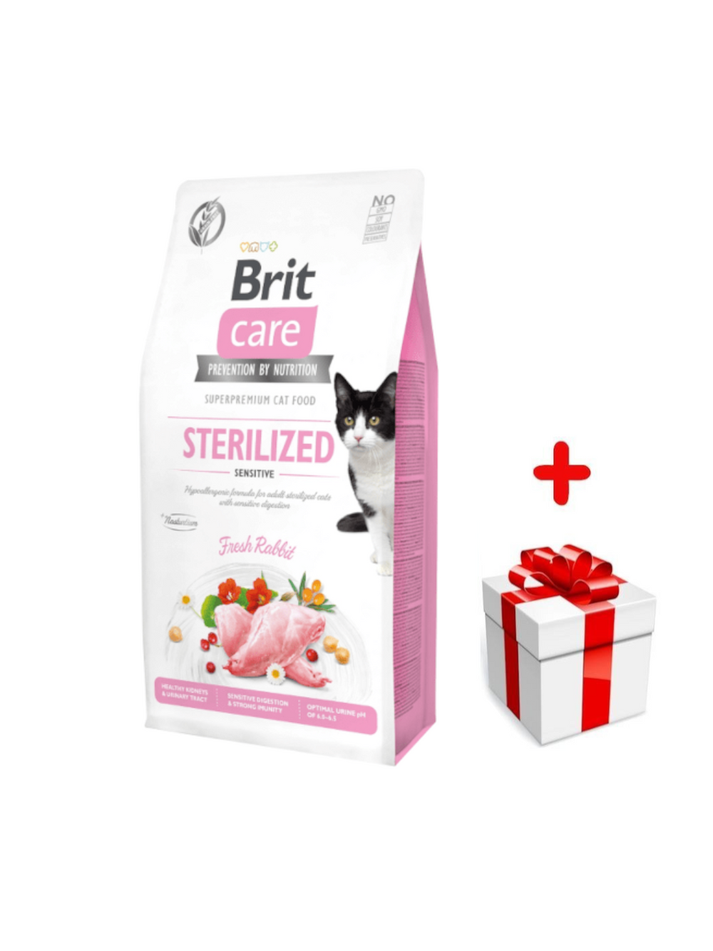 BRIT Care Cat  Grain-Free Sterilised Sensitive 400g + niespodzianka dla kota GRATIS!