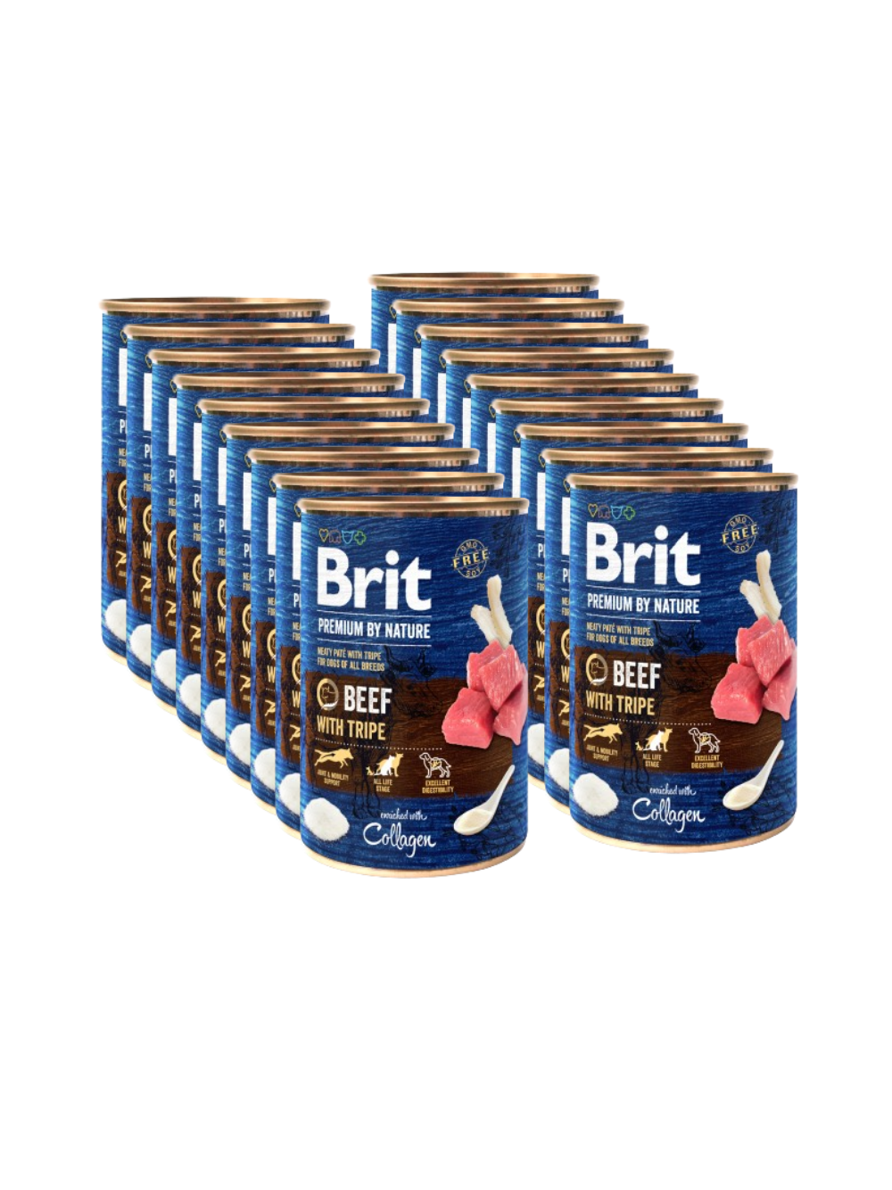 Brit Premium by Nature Beef with Tripe 18x400g