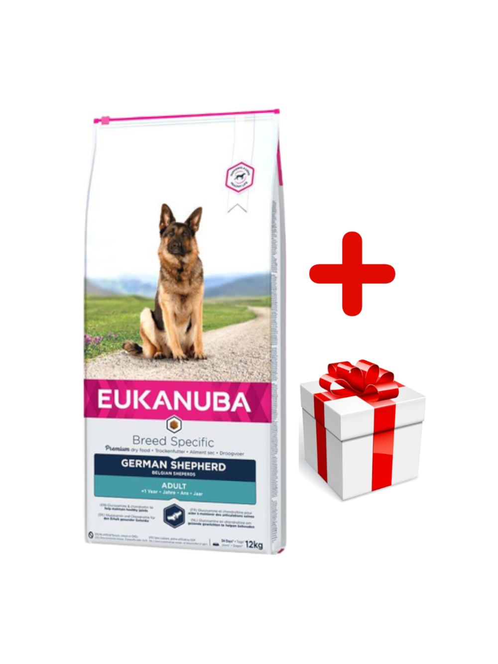 Eukanuba adult german shepherd 12kg + niespodzianka dla psa GRATIS!