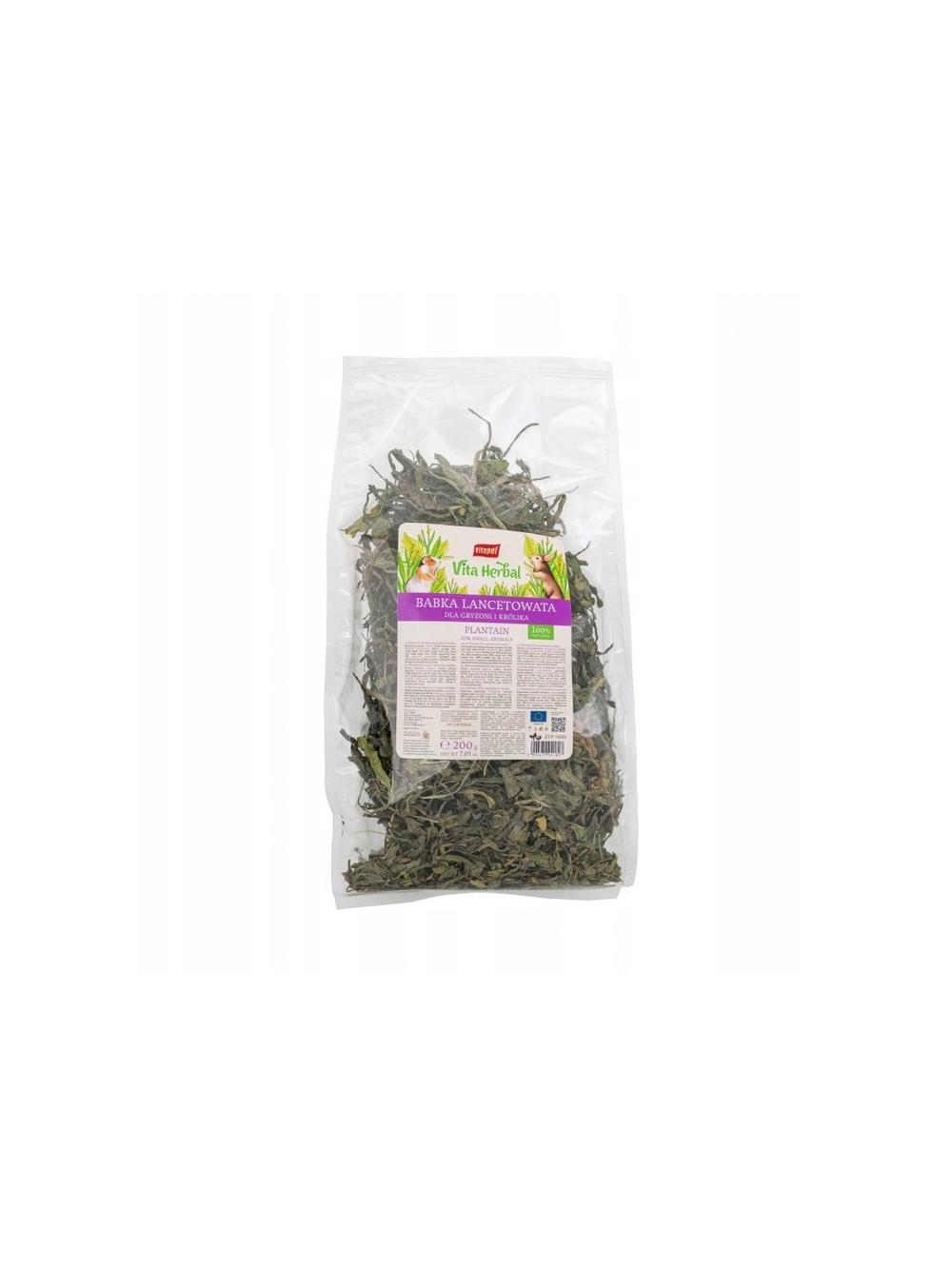 VITAPOL Vita Herbal Babka lancetowata dla gryzoni i królika 200g