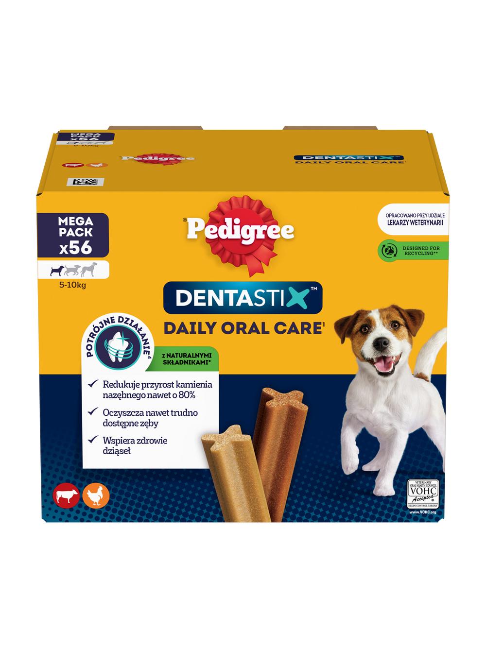 PEDIGREE Dentastix przysmaki dentystyczne dla psa małe rasy 2x56 szt