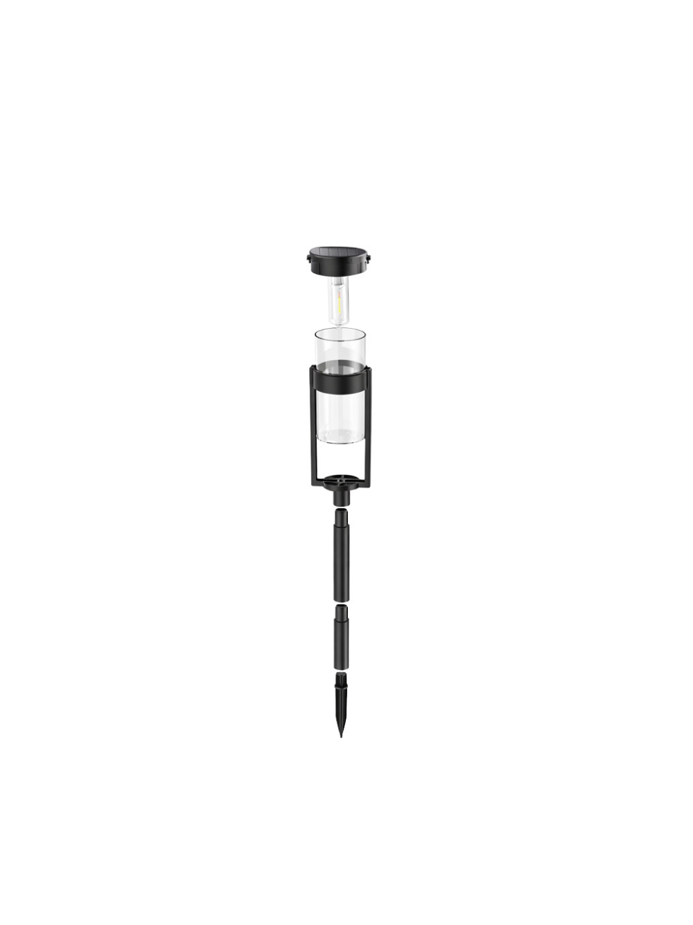 Solarna lampa ogrodowa - słupek LED
