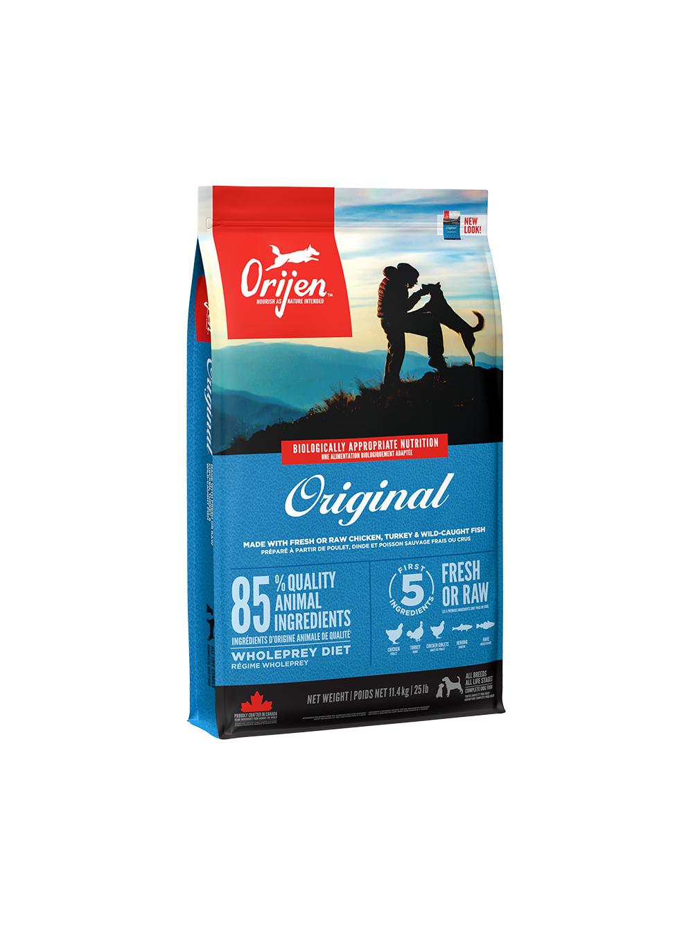 ORIJEN Original Dog 11,4kg + niespodzianka dla psa GRATIS!