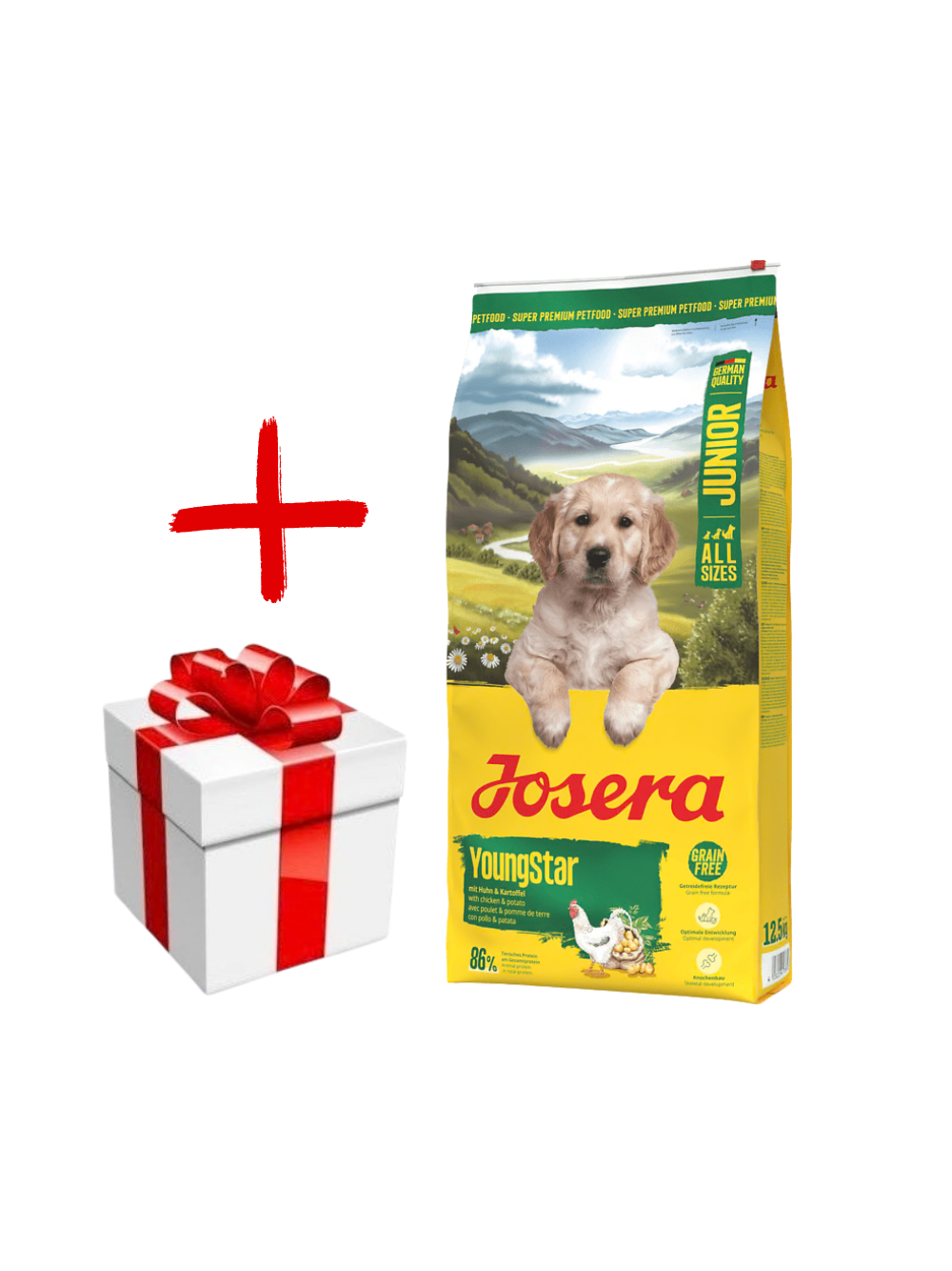 JOSERA YoungStar - Grain Free 12,5kg + NIESPODZIANKA DLA PSA GRATIS!