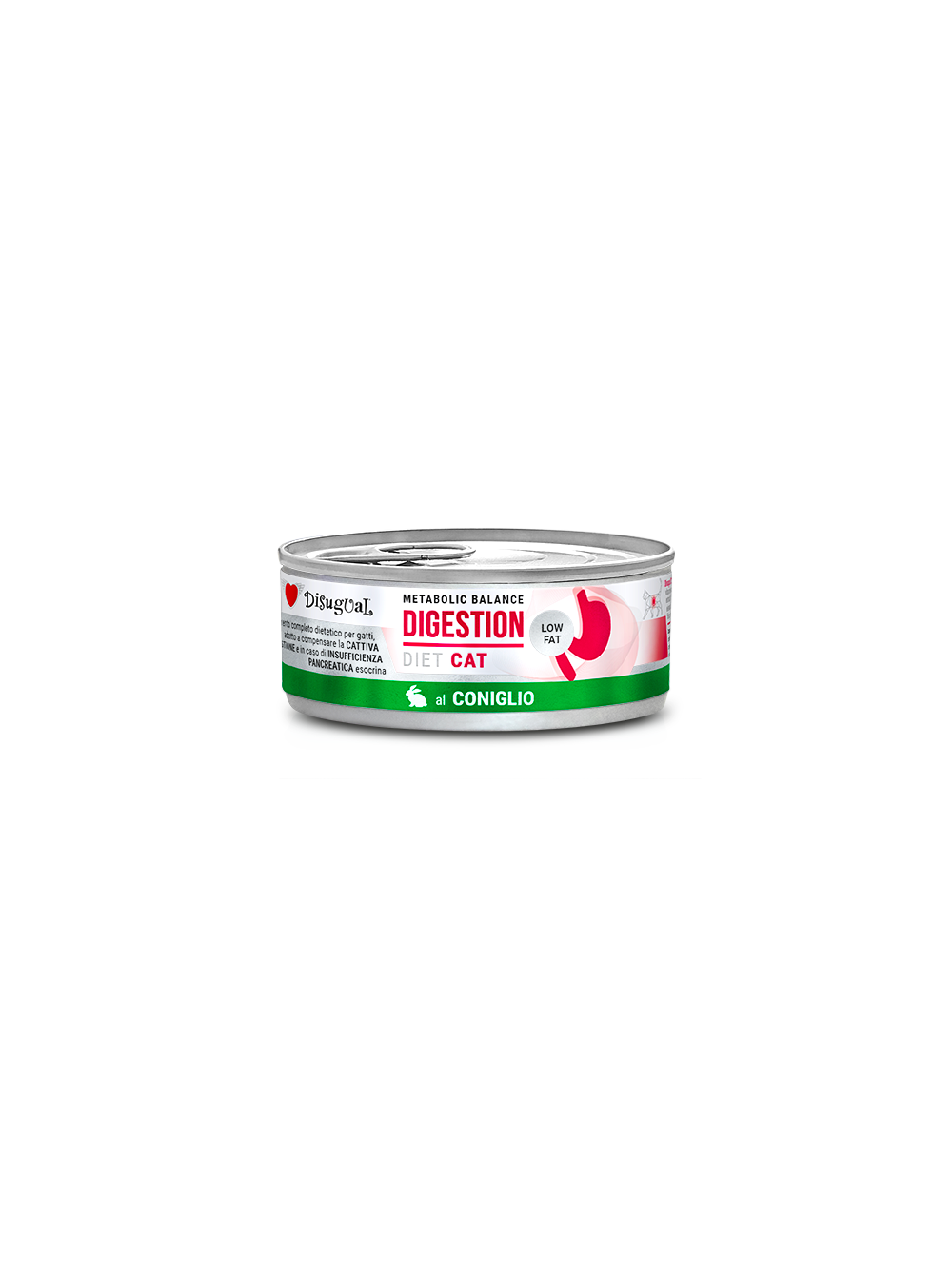 Disugual Karma mokra dla kota Weterynaryjna DIGESTION Królik (dorosły) 12x85g