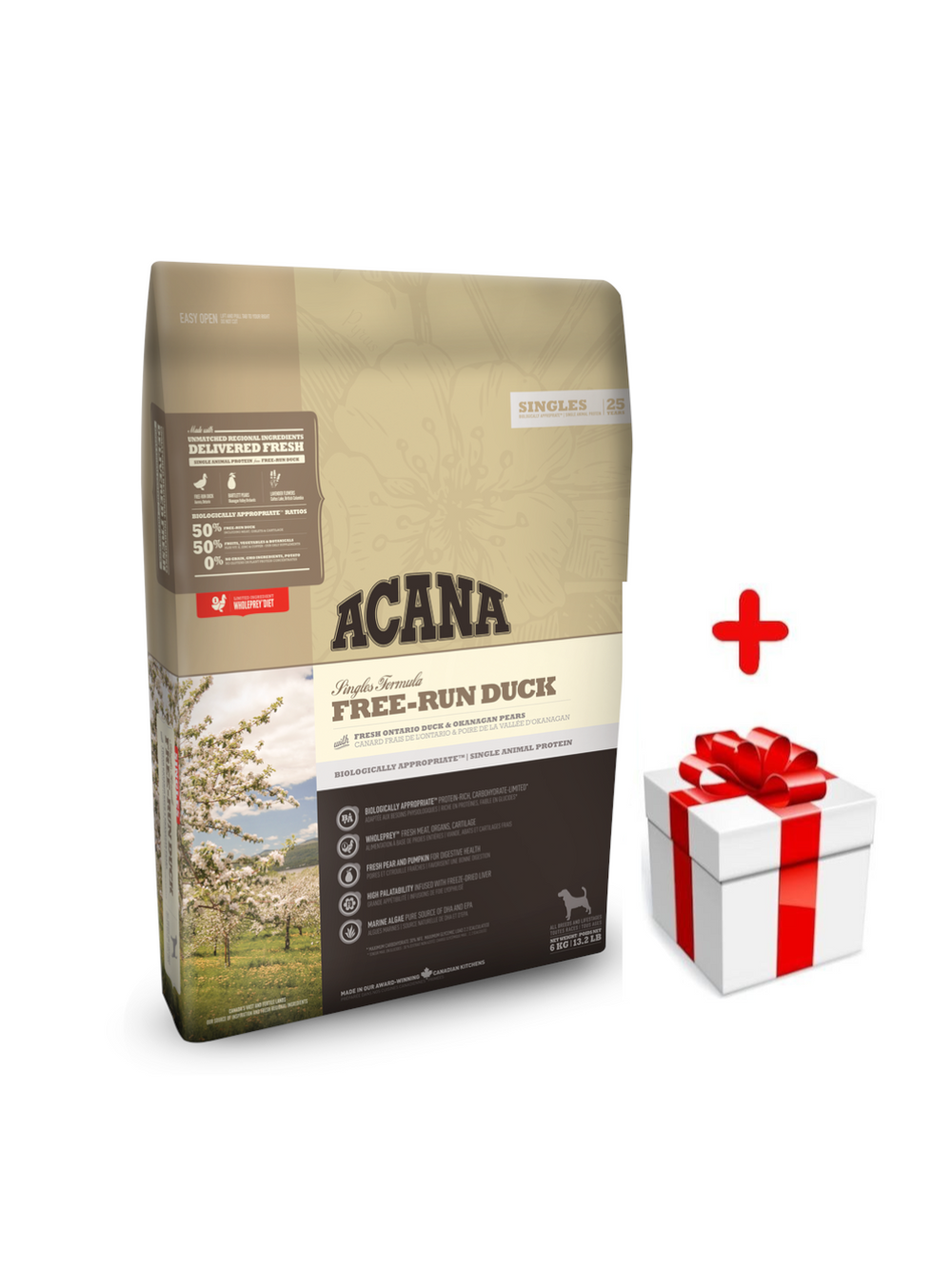 ACANA Free-Run Duck 11,4kg + niespodzianka dla psa GRATIS!