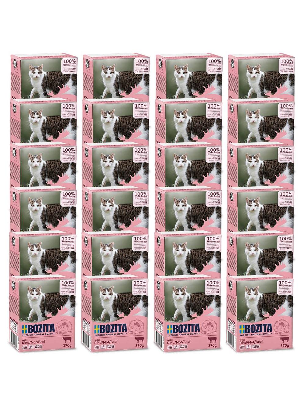 BOZITA Cat Wołowina W Sosie 24x370g