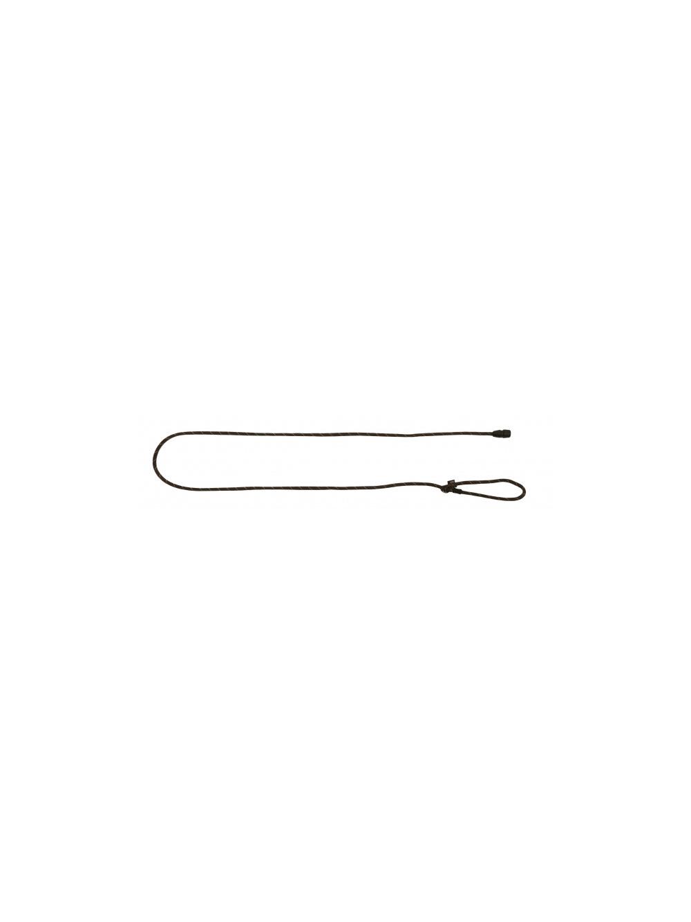 KERBL Smycz sznurkowa GoLeyGo, z Adapterem,brązowa, 12mm x 140-200cm,M,max.15kg