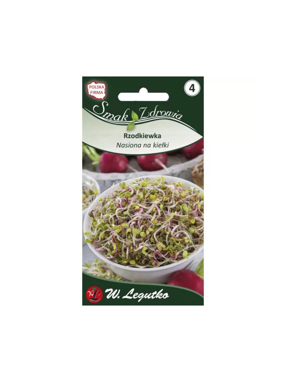 Nasiona na kiełki - rzodkiewka