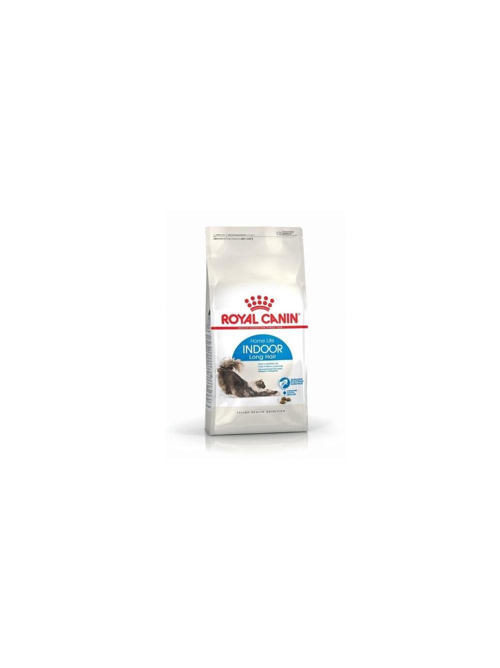 ROYAL CANIN  Indoor Long Hair 10kg karma sucha dla kotów dorosłych, długowłose, przebywających wyłącznie w domu / Opakowanie uszkodzone (9512) !!!