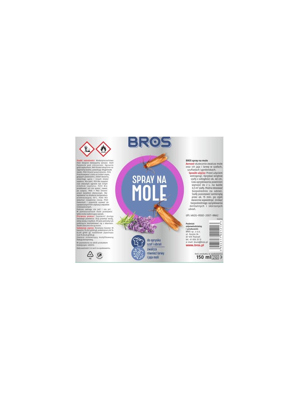BROS - Spray na mole 150ml