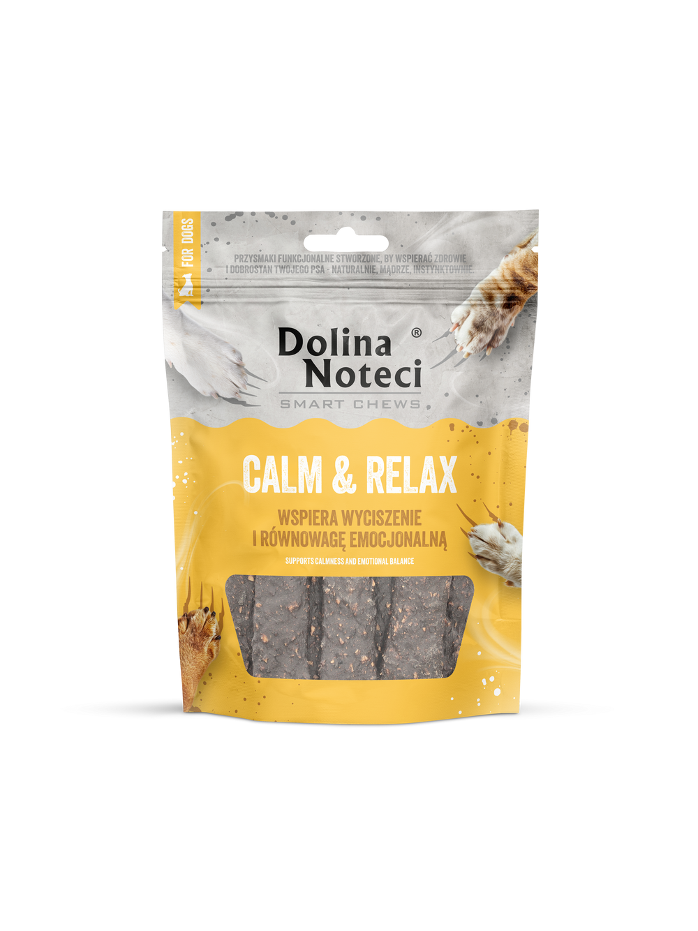 DOLINA NOTECI Smart Chews Calm & Relax przysmaki dla psa 100g 3+1 GRATIS!