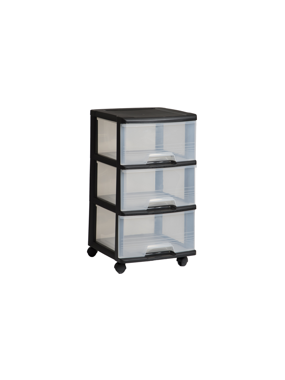 Curver Regał do przechowywania (3 x 20L) czarny