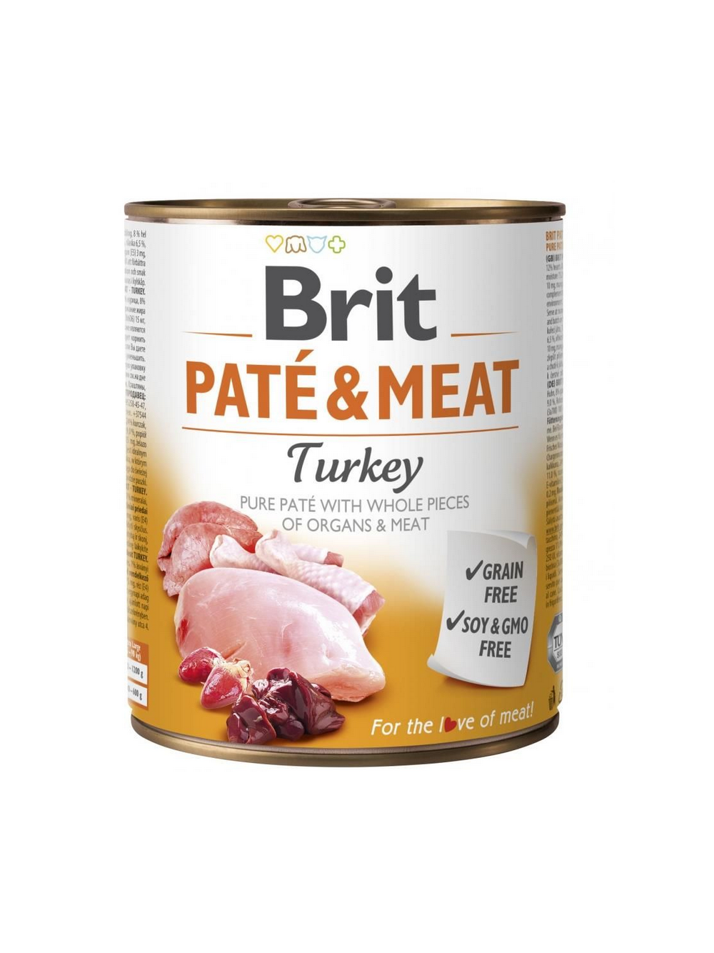 BRIT PATE & MEAT TURKEY 6x800g