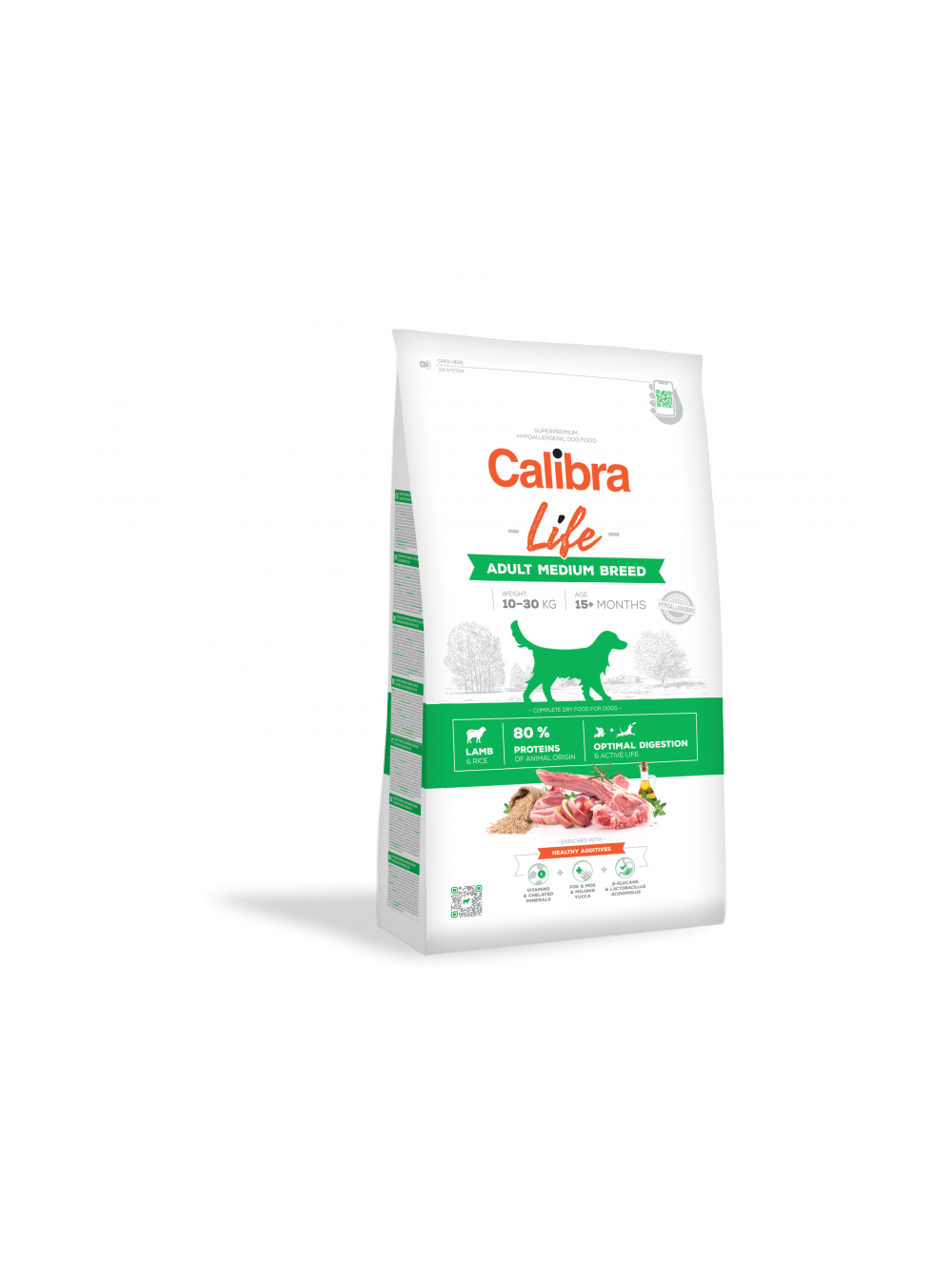 Calibra Dog Life Adult Medium Lamb 12kg
