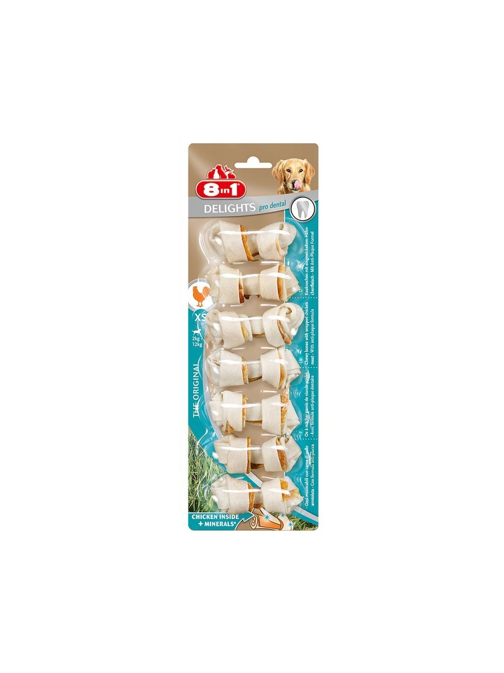8in1 Delights Pro Dental Bone XS 7szt