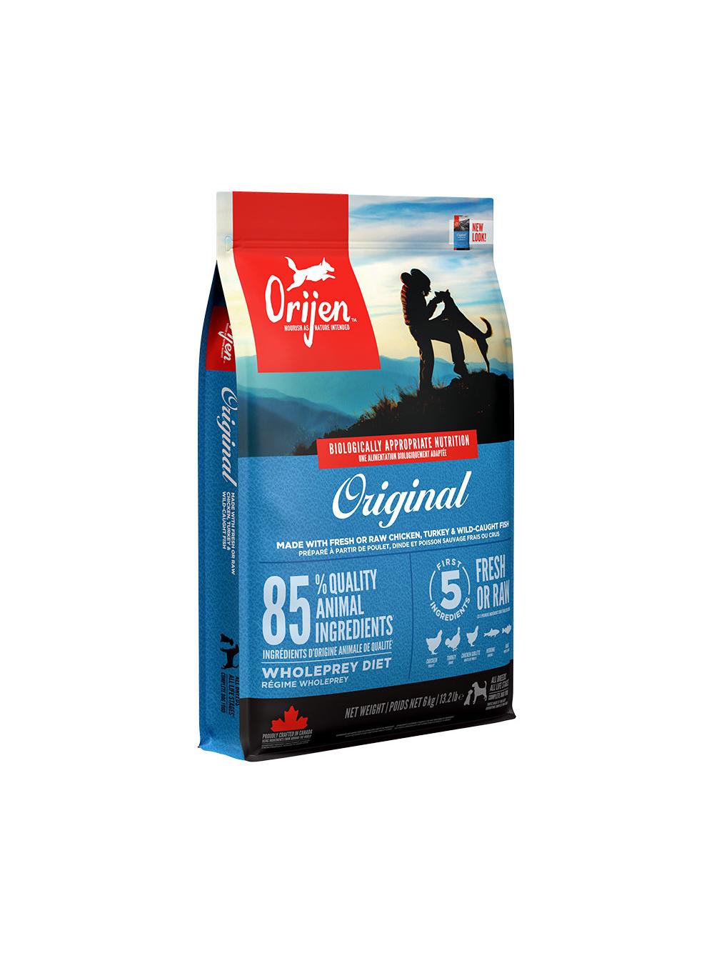 ORIJEN Original Dog 6kg + niespodzianka dla psa GRATIS!