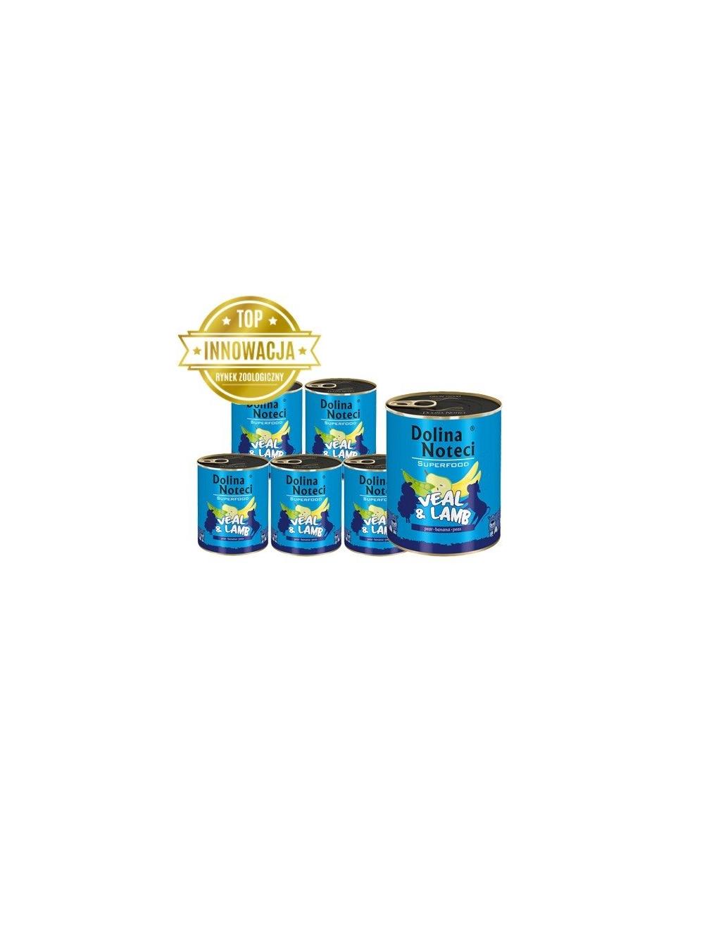 DOLINA NOTECI PREMIUM SUPERFOOD cielęcina i jagnięcina 6x800g