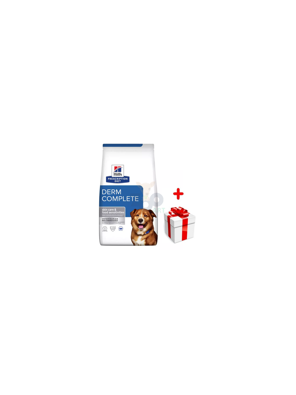 HILL'S PD Prescription Diet Canine Derm Complete 1,5kg + niespodzianka dla psa GRATIS!