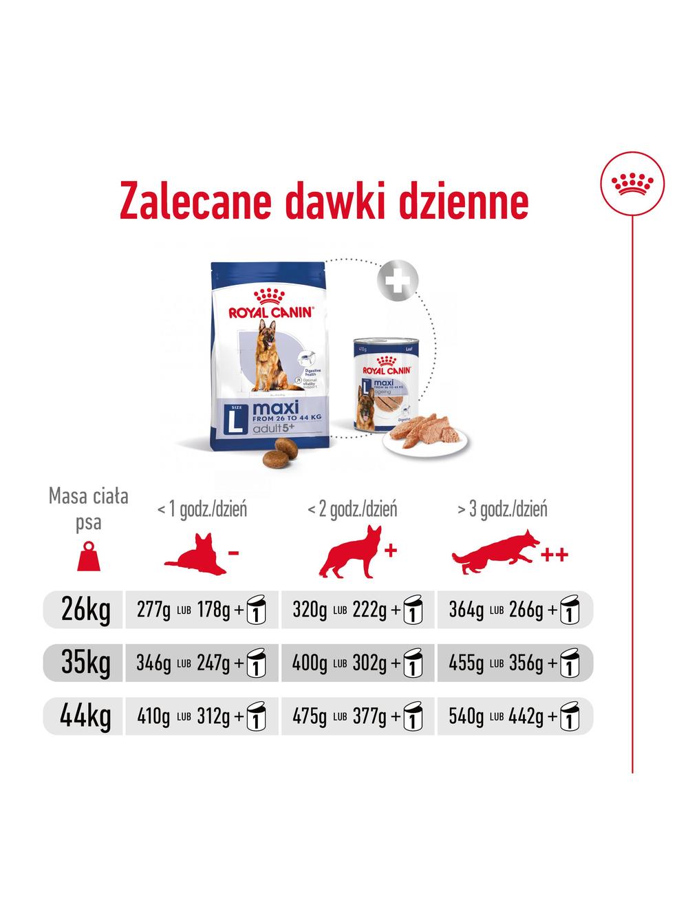 ROYAL CANIN Maxi Adult 5+ 15kg karma sucha dla psów starszych, od 5 do 8 roku życia, ras dużych / Opakowanie uszkodzone (8768,8995)!!!