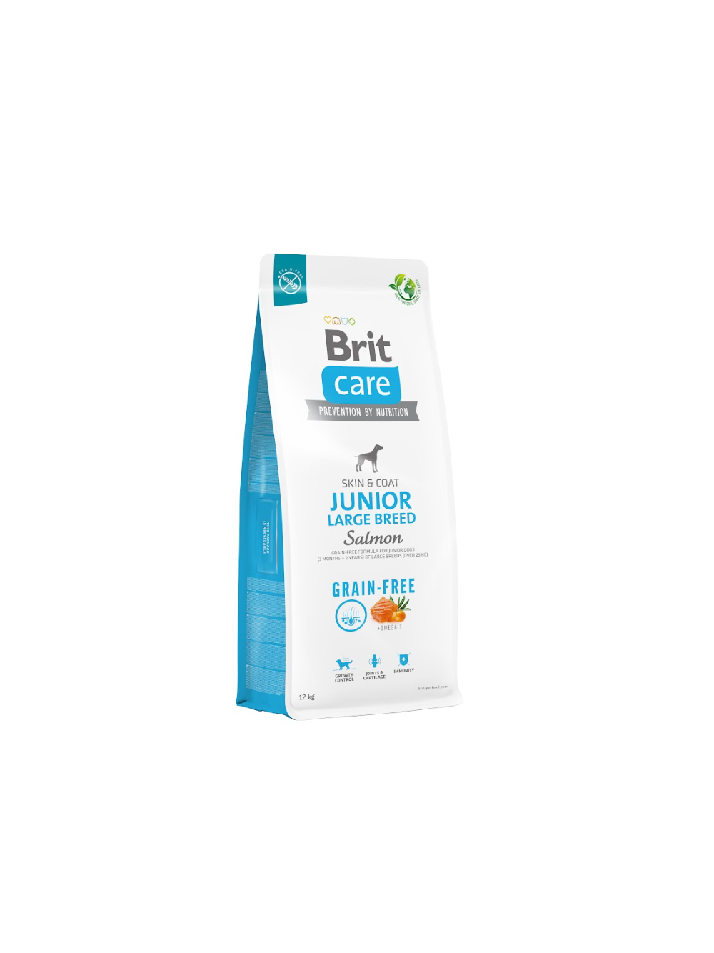 BRIT CARE Dog Grain-free Junior Large Breed Salmon 12kg
