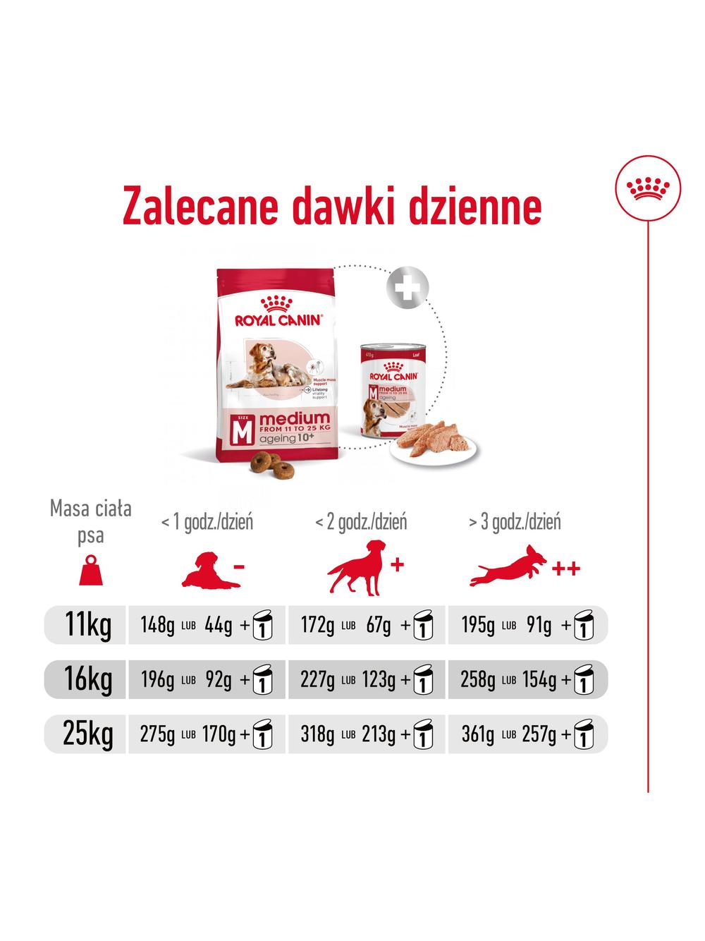 ROYAL CANIN Medium Ageing 10+ 15kg karma sucha dla psów dojrzałych po 10 roku życia, ras średnich + niespodzianka dla psa GRATIS!
