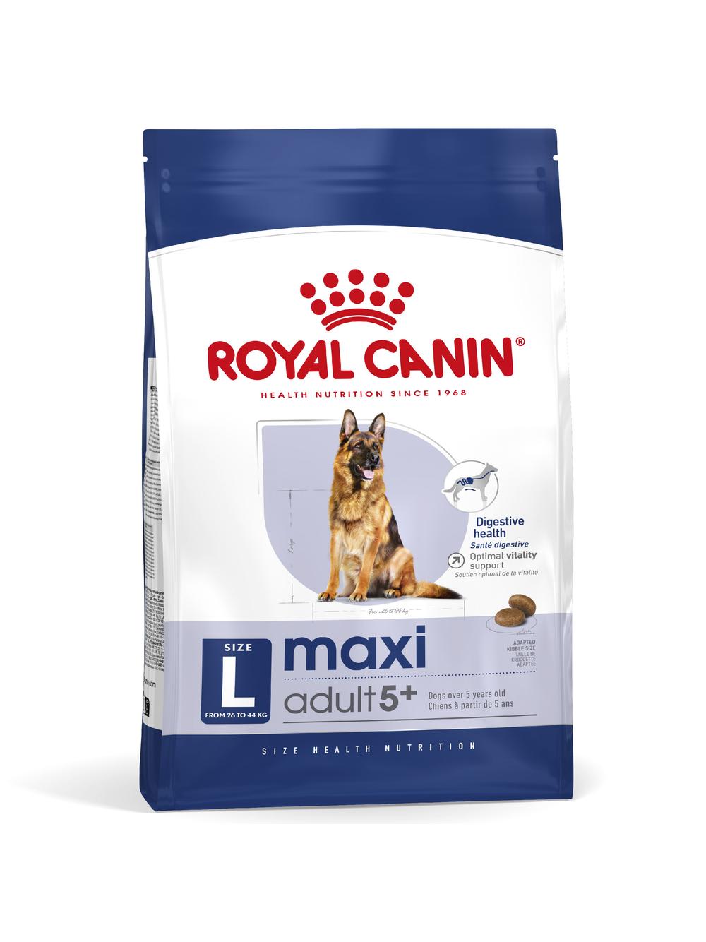ROYAL CANIN Maxi Adult 5+ 15kg karma sucha dla psów starszych, od 5 do 8 roku życia, ras dużych / Opakowanie uszkodzone (8768,8995)!!!
