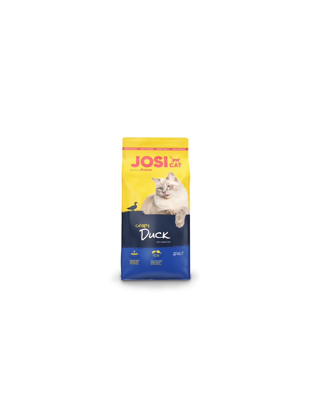JOSERA JosiCat Crispy Duck 10 kg + niespodzianka dla kota GRATIS!