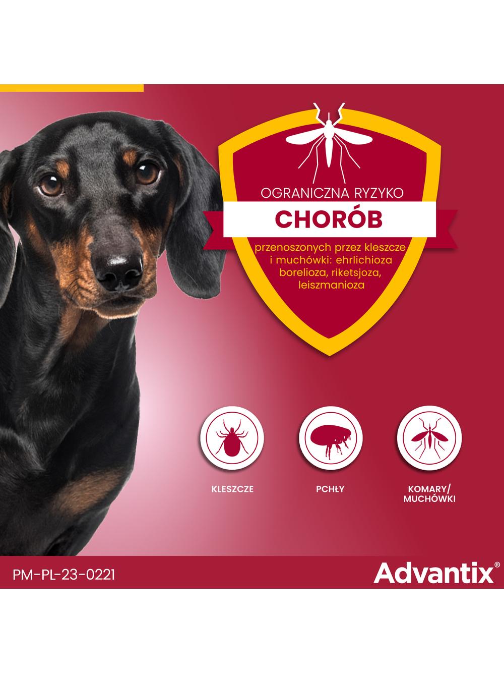 Advantix dla psów 4-10kg (pipeta 1ml)