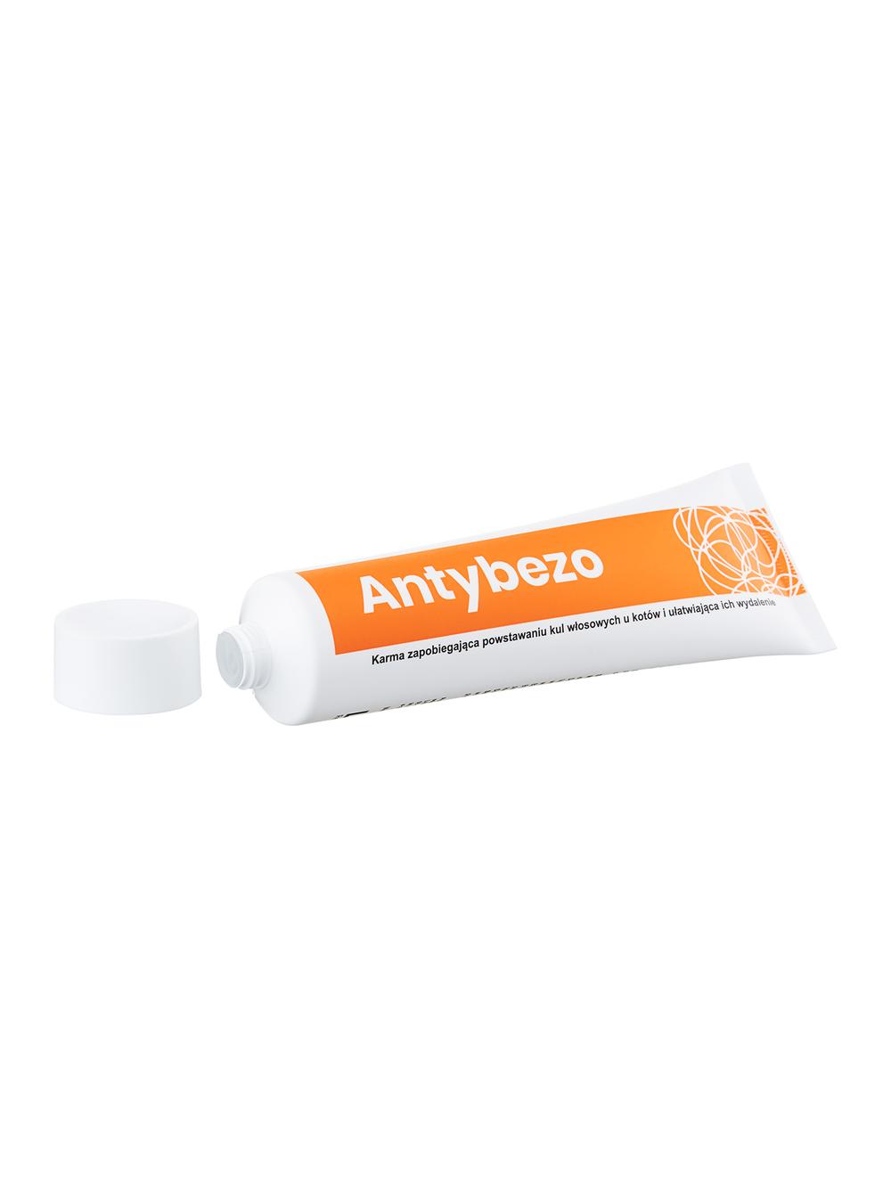 Lab-v Antybezo - pasta ułatwiająca wydalanie kul włosowych z przewodu pokarmowego kota i zapobiegająca ich powstawaniu 100 g